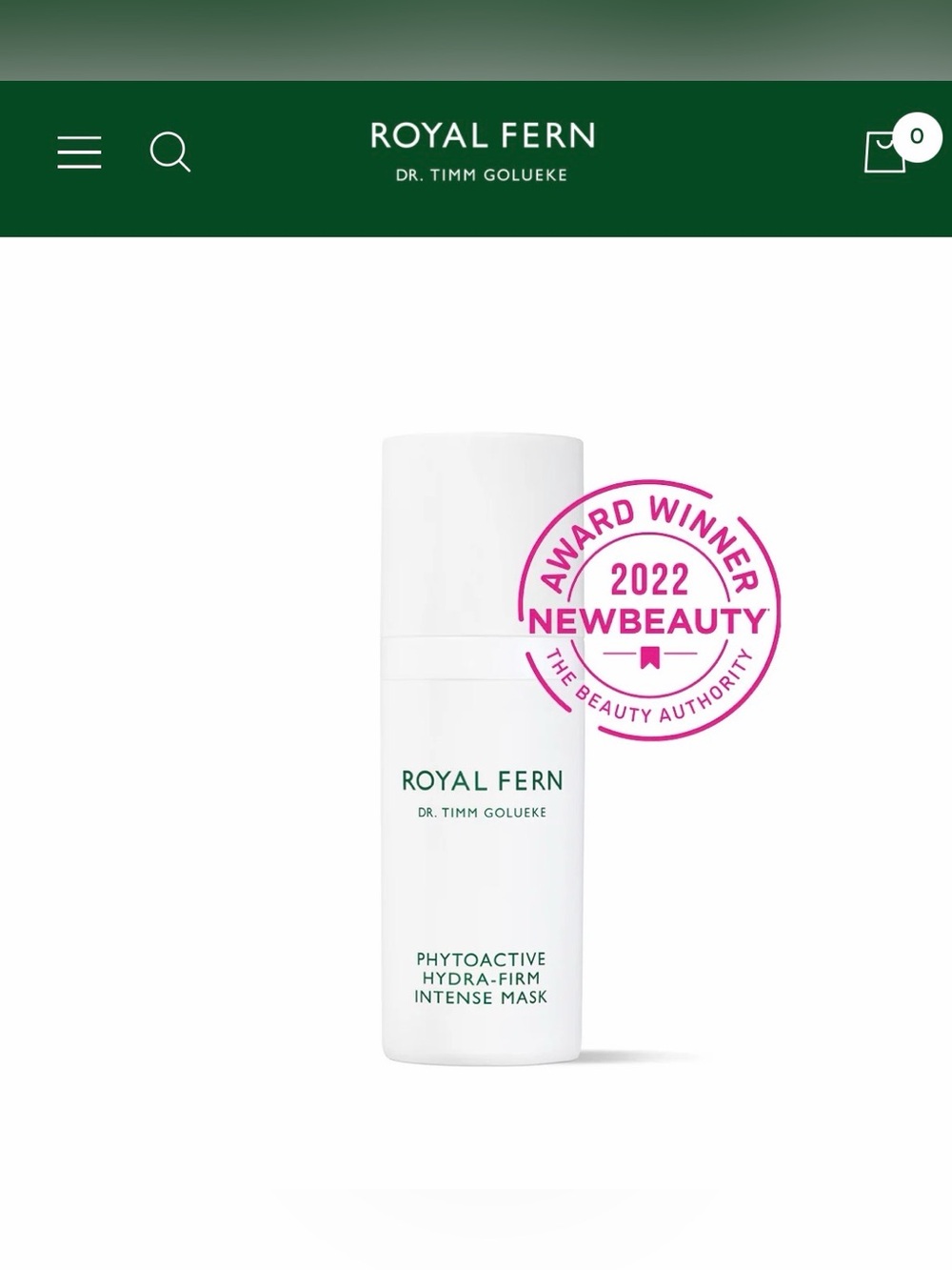 Phytoactive Hydra-Firm Intense Mask…$98.00